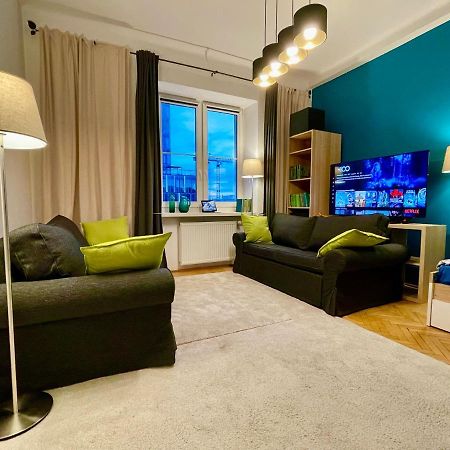 Super Square Metro X2 Fast Wifi 55'Tv Netflix Hbo Appletv+ Amazontv Leilighet Warszawa Eksteriør bilde