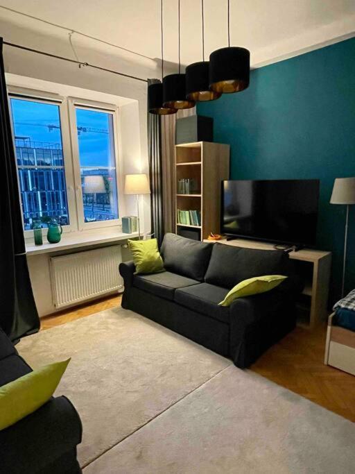 Super Square Metro X2 Fast Wifi 55'Tv Netflix Hbo Appletv+ Amazontv Leilighet Warszawa Eksteriør bilde