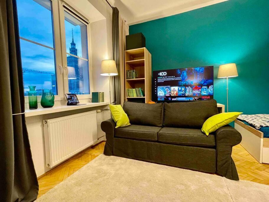 Super Square Metro X2 Fast Wifi 55'Tv Netflix Hbo Appletv+ Amazontv Leilighet Warszawa Eksteriør bilde