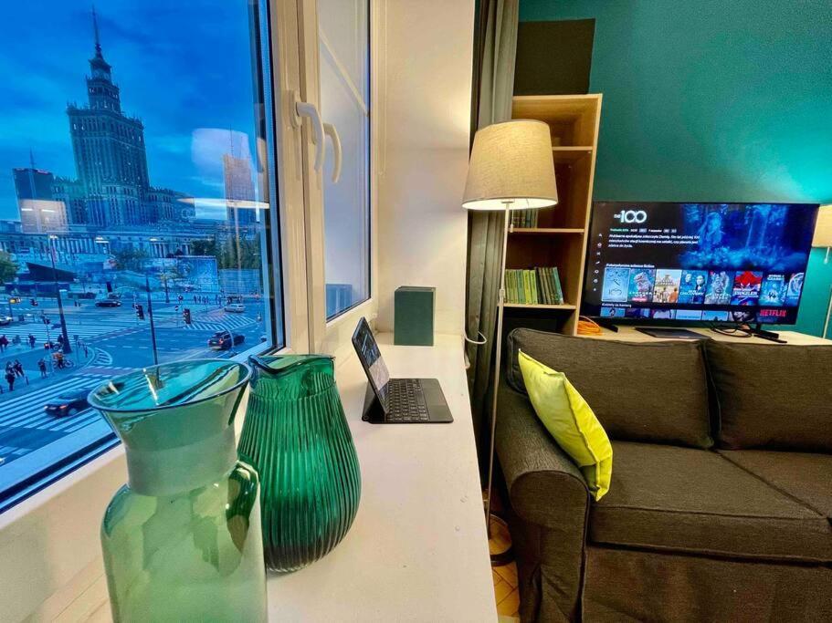 Super Square Metro X2 Fast Wifi 55'Tv Netflix Hbo Appletv+ Amazontv Leilighet Warszawa Eksteriør bilde