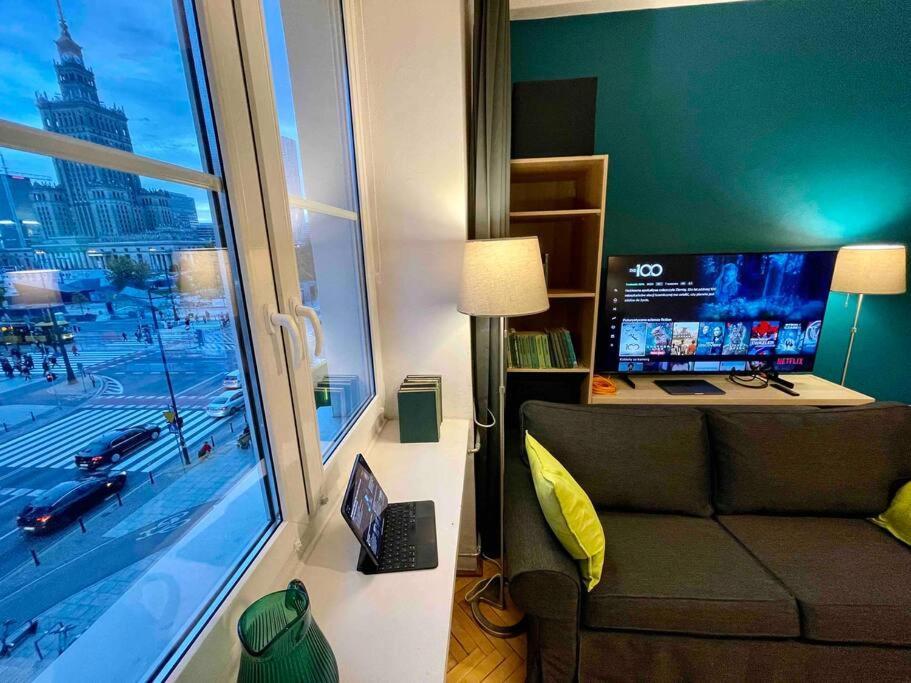 Super Square Metro X2 Fast Wifi 55'Tv Netflix Hbo Appletv+ Amazontv Leilighet Warszawa Eksteriør bilde