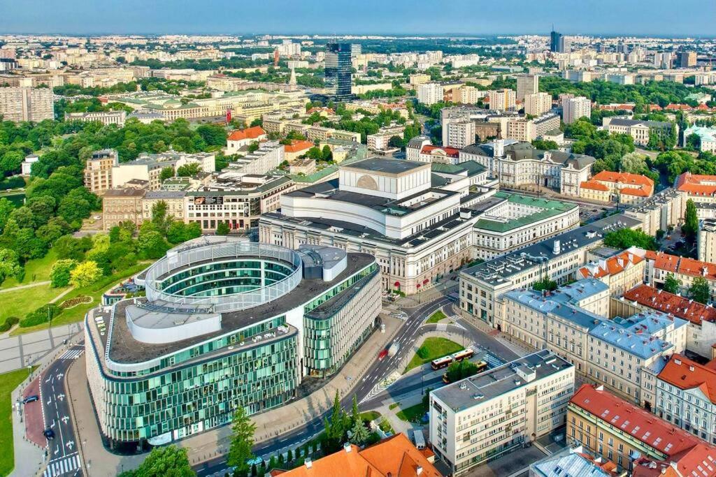 Super Square Metro X2 Fast Wifi 55'Tv Netflix Hbo Appletv+ Amazontv Leilighet Warszawa Eksteriør bilde